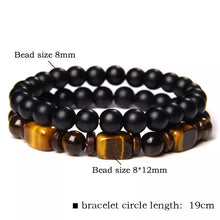 Load image into Gallery viewer, Daichi Beaded 2pc Bracelet
