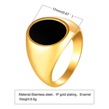 Load image into Gallery viewer, Carlos S/Steel Signet Ring
