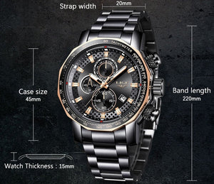 Emanuele Luxury Steel Watch