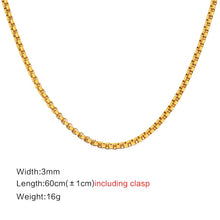 Load image into Gallery viewer, Jorge Box Chain Necklace
