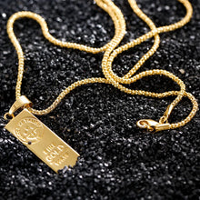 Load image into Gallery viewer, Gold Bar Pendant Necklace
