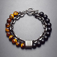 Load image into Gallery viewer, Christos S/Steel Beaded Bracelet
