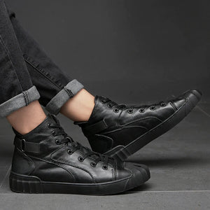 Riku Genuine Leather Sneakers