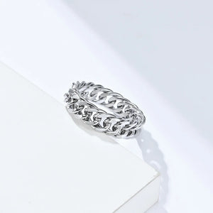 Lucio Stainless Steel Ring