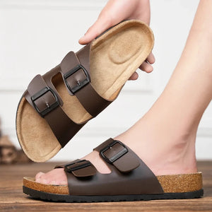 Phoenix Leather Look Sandals