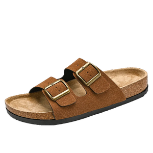 Phoenix Nubuck Leather Look Sandals