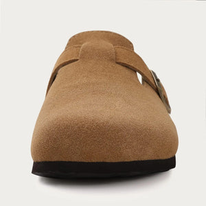 Suffolk Suede Leather Mules