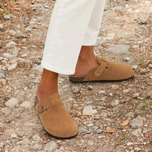 Load image into Gallery viewer, Suffolk Suede Leather Mules
