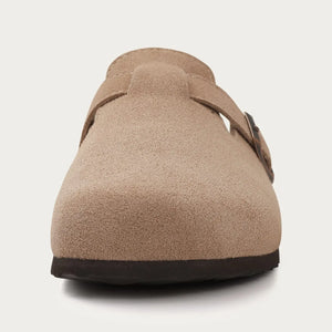 Suffolk Suede Leather Mules