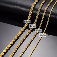 Load image into Gallery viewer, Ricardo Rope Chain Necklace
