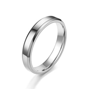 Simple Band S/Steel Ring (1A)