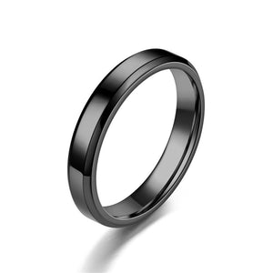 Simple Band S/Steel Ring (1A)