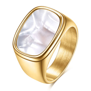 Cosme S/Steel Signet Ring