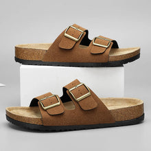 Load image into Gallery viewer, Phoenix Nubuck Leather Look Sandals
