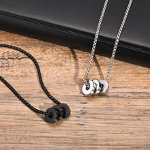 Load image into Gallery viewer, Disc Trio Pendant Necklace
