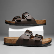 Load image into Gallery viewer, Phoenix Leather Look Sandals
