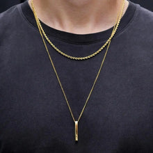 Load image into Gallery viewer, Pillar Pendant Necklace Stack
