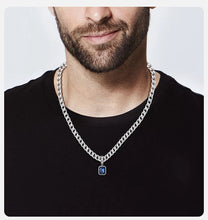 Load image into Gallery viewer, Aegean Blue Pendant Necklace
