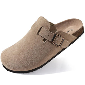 Suffolk Suede Leather Mules