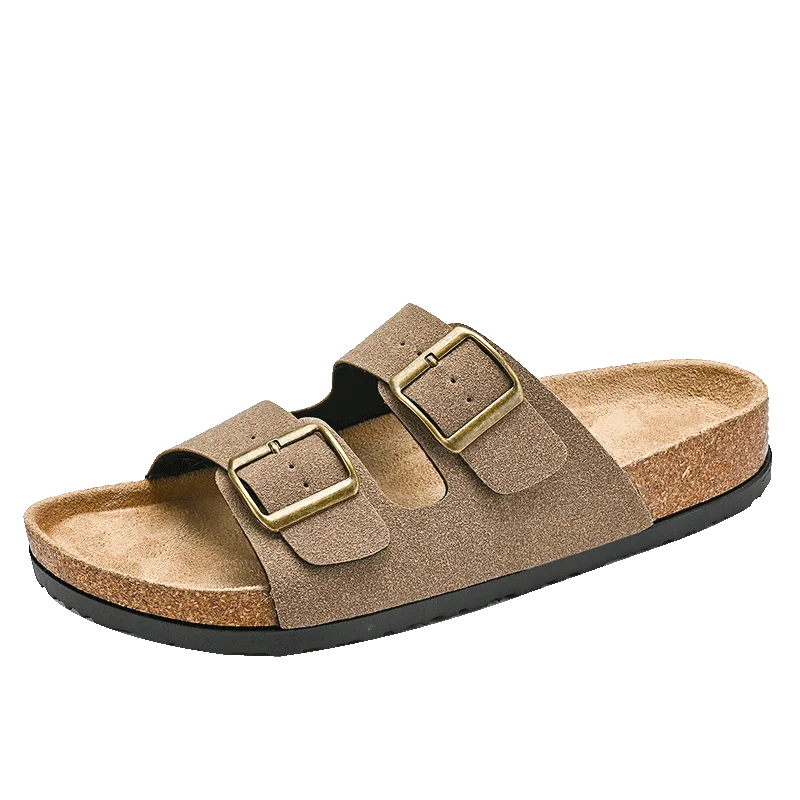 Phoenix Nubuck Leather Look Sandals