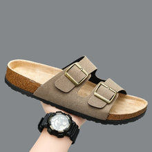 Load image into Gallery viewer, Phoenix Nubuck Leather Look Sandals
