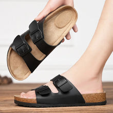 Load image into Gallery viewer, Phoenix Leather Look Sandals
