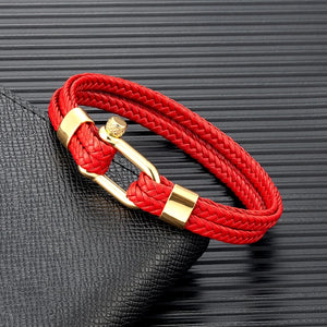 Garrick Leather Bracelet