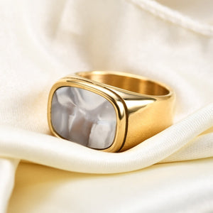 Cosme S/Steel Signet Ring