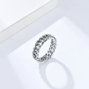 Lucio Stainless Steel Ring