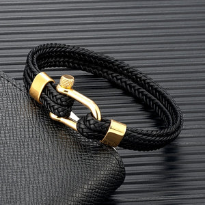 Garrick Leather Bracelet