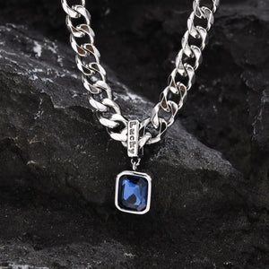 Aegean Blue Pendant Necklace