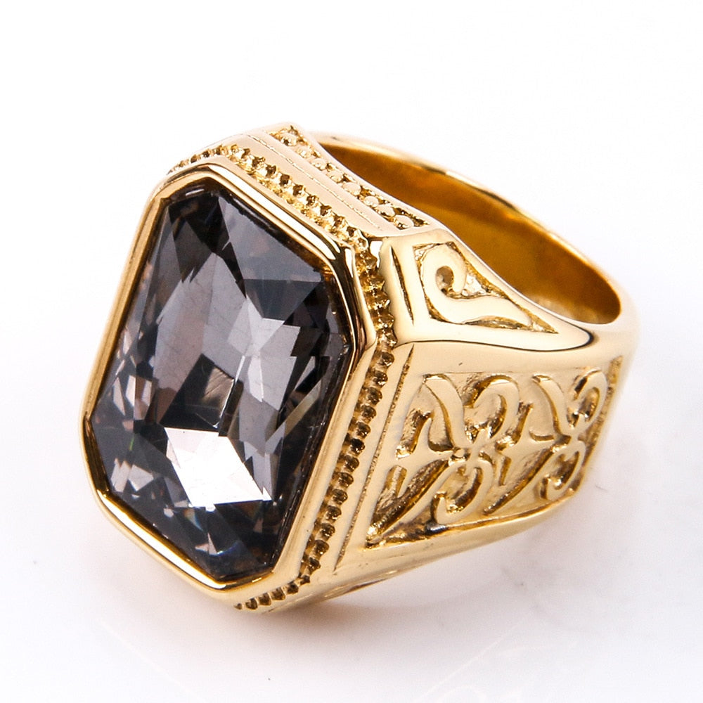 Clemente Crystal Stone Ring