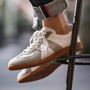 Raul Leather Suede Sneakers