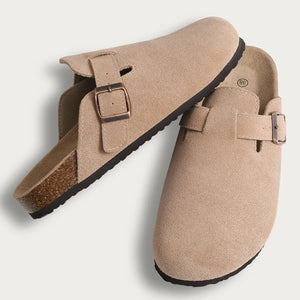 Suffolk Suede Leather Mules