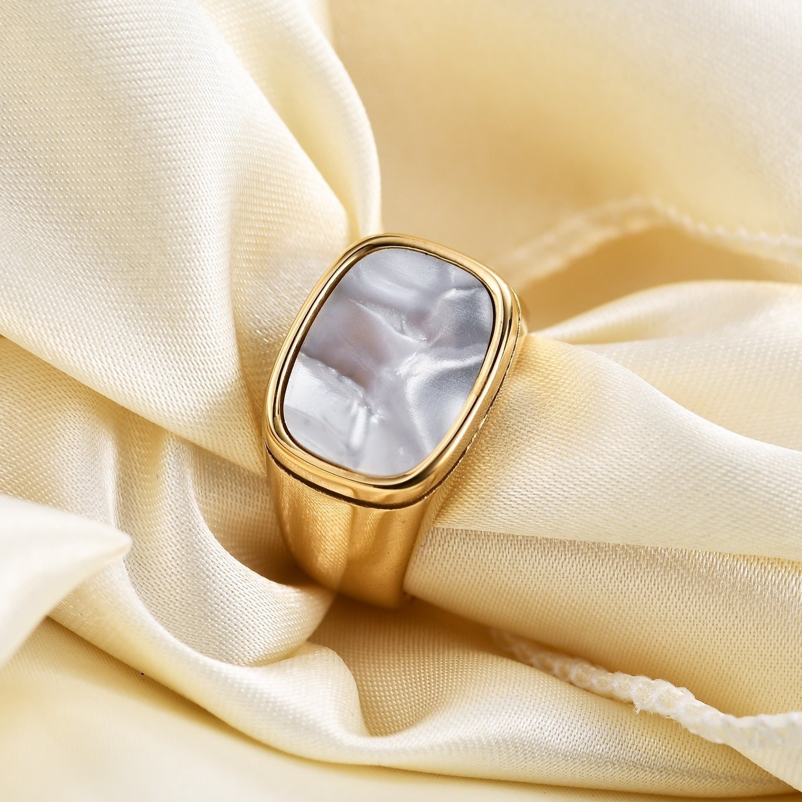 Cosme S/Steel Signet Ring