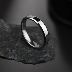 Simple Band S/Steel Ring (1A)