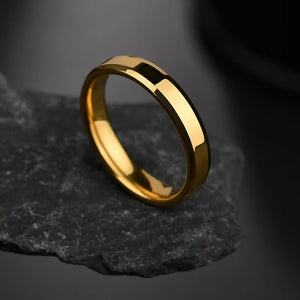 Simple Band S/Steel Ring (1A)