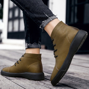 Julien Genuine Leather Sneaker Boots