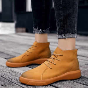 Julien Genuine Leather Sneaker Boots