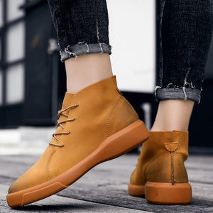 Julien Genuine Leather Sneaker Boots