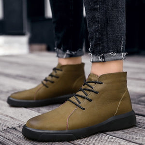 Julien Genuine Leather Sneaker Boots