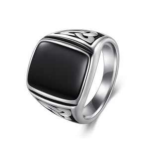 Thyone Titanium Signet Ring