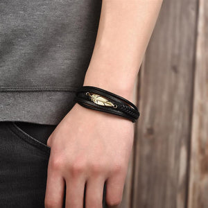 Stanton Leather Bracelet - Sidewalk Tramp