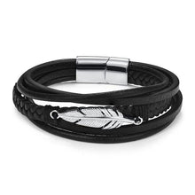 Load image into Gallery viewer, Stanton Leather Bracelet - Sidewalk Tramp
