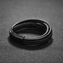 Load image into Gallery viewer, Stanton Leather Bracelet - Sidewalk Tramp
