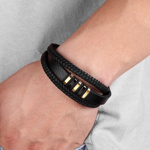 Stephan Leather Bracelet - Sidewalk Tramp