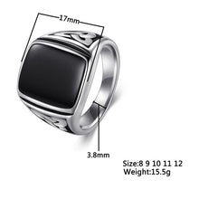 Load image into Gallery viewer, Thyone Titanium Signet Ring
