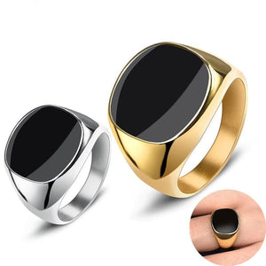 Anthe Stainless Steel Signet Ring