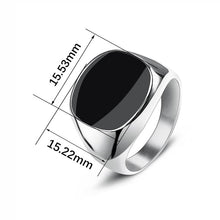 Load image into Gallery viewer, Anthe Stainless Steel Signet Ring
