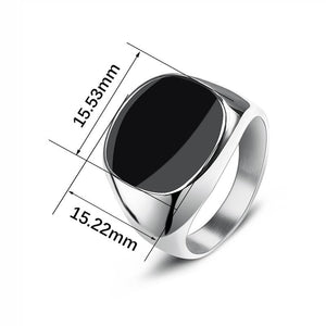 Anthe Stainless Steel Signet Ring